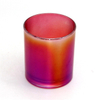 Irisierendes Glaskerzenglas für dekorativ