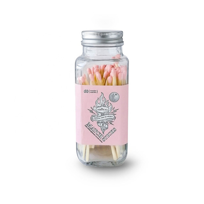 Lange rosa Sicherheit Streichhölzer in Flaschen Geschenk Custom