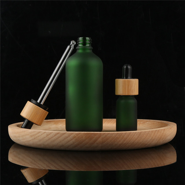 Kosmetische Verpackung Bambusmatte Tropfflasche