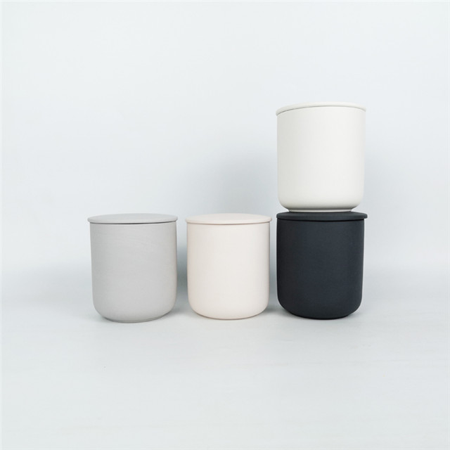 Keramik-Votiv-Mattweiß-Kerzenbehälter